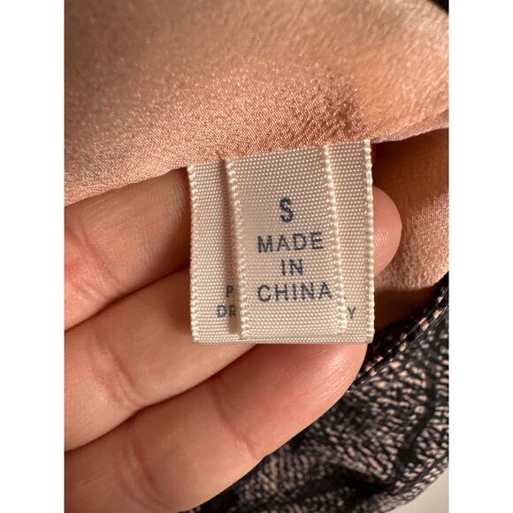 Rebecca Minkoff Becky Jacket Womens Pink Black 100% Silk Blazer Size Small - Picture 9 of 11